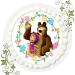 Fondant Cake Topper Birthday Masha and He Bear AMA 30