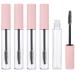 adakel 5 pieces empty mascara bottle with eyelash wand empty eyelash tube eyelash cream bottle 10 ml pink