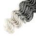 Goddess Box Braids Crochet Hair Silver Grey 14 Inch 5Packs/Lot | Synthetic Premium Fiber Braiding Hair | Tgrey - Buy Online on GoSupps.com
