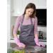 Lanon Wahoo Reusable Household Gloves - 3 Pairs Skin-Friendly Cotton Interior Mauve & Pink Ideal for Kitchen Work & Cleaning Size S - Buy Online on GoSupps.com