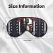 USA Flag American Spartan Print Sleep Eye Mask - Unisex Light Blocking Adjustable for Deep Rest - Perfect for Travel & Home - Buy Online on GoSupps.com