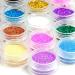 Nail Glitter 45 Colors Nail Glitter Flakes Art Pigment Dust Powder for Face Body Eye Nail glitter - Buy Online on GoSupps.com