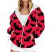 Halloween Costumes Halloween Print Sweatshirt with Pocket Casual Long Sleeve Fall Jackets Women Long Sweatshirt Hot Pink Large - Buy Online on GoSupps.com