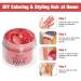 Magic Master Hair Color Wax - Red Temporary Hairstyle Cream for Men & Women | Perfect for Parties Festivals & Cosplay - Buy Online on GoSupps.com