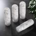 Gemice Travel Bottles Set - TSA Approved, Leak Proof, Silicone 3oz Containers for Toiletries - 4 Pack (White) - Buy Online on GoSupps.com