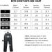 MEILONGER Boys Snow Pants 10-12 Classic Black | Waterproof & Windproof Ski Pants with Pockets - Buy Online on GoSupps.com