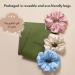 LILYSILK Women's 100% Mulberry Silk Big Hair Scrunchies Ladies Pure Silk Filled Giant XL Ponytail Holder Oversized Elastic Hair Tie Band Large Jumbo Hair Bobble for Breakage Prevention(Ice Blue) - Buy Online on GoSupps.com