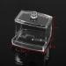 Qtip Holder & Wattbausch Swab Pad Spender | Clear Acrylic Bathroom Organizer for Q-tips Toothpicks & Cotton Pads - Buy Online on GoSupps.com