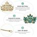 Beaupretty Green Crystal Tiara for Women - Bridal Headpiece for Princess Cosplay Costumes - Buy Online on GoSupps.com