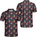 Flamingo Pineapple Tropical Exotic Polo Shirt - Men's & Women's Golf Polo, Lightweight & Multi Color - Large - Buy Online on GoSupps.com