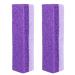 Healifty 2 Pieces Foot Pumice Stone Foot Peeling Scrubber Lava Pedicure Tools Hard Skin Callus Remover Natural Foot File (Purple) Purple Mittel