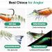 TRUSCEND Pre-Rigged Shrimp Lure with VMC Hook - Best Bottom Soft Swimbaits for Bass Fishing - 0.4oz - Buy Online on GoSupps.com