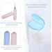 Buy Tigmew Toothbrush Travel Case Set - 2 Toothbrushes 2 Portable Head Covers | Eco-Friendly Wheat Straw & PP Material - Buy Online on GoSupps.com