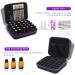 Canboc 30 Bottle Essential Oil Storage Holder Organizer Carrying Case - Black | Travel Bag for Young Living Oils with Labels & Bottle Opener - Buy Online on GoSupps.com
