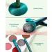 Professional 8-Piece Green Makeup Brush Set | Synthetic Brushes for Foundation Concealer and Kabuki | International Shipping - Buy Online on GoSupps.com