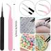 LLMSIX Rhinestones Picker Tool Dual-Ended Wax Pencil Pen Rhinestone Picker In Box Dotting Pen Rhinestones Applicator with 2 Wax Tips Twizzer for Gem Jewelry Nail Art DIY Craft (White+Yellow) - Buy Online on GoSupps.com