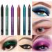 6-Piece Colorful Eyeliner Pencil Set - Metallic, Glitter, Pearl Eye Makeup Kit - Buy Online on GoSupps.com