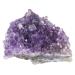 Nupuyai Natural Amethyst Druse Rough Stone Irregular Crystal Cluster Druse Piece Reiki Healing Stone Decoration Amethyst #1-S