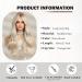 Long White Blonde Synthetic Hair Wig with Fringe for Women - HAIRCUBE - Buy Online on GoSupps.com