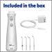 Waterpik Cordless Pearl Water Flosser - Rechargeable & Portable, ADA Accepted - WF-13 White | Teeth & Gum Care - Buy Online on GoSupps.com
