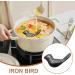 Iron Cooking Bird - Animal Cast Iron for Dietary Support | Sparrow Shaped with Cooking Tool Heat Resistant Design Women Men for Athletes Daily Meals Kitchen Stove Dining Table Home Collectible - Buy Online on GoSupps.com