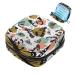 MUOOUM Abstract Butterfly Pattern Sanitary Napkin Storage Bag Portable Period Bag for Women Teen Girls Menstrual Cup Pouch Nursing Pad Holder Multi-colored 1