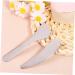2-Piece Stainless Steel Spatula Set for Cosmetics - Ideal for Eye Cream Face Masks & Lotions - Buy Online on GoSupps.com