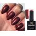 Bluesky Nail Gel Polish Brown Burgundy Shimmer A09 UV LED Soak Off 10ml