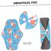 6pcs Reusable Bamboo Charcoal Panty Liners & Menstrual Pads - Washable Maternity Napkins for Girls - Buy Online on GoSupps.com