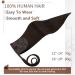 Runature 12-Inch Real Hair Ponytail Extension - Darkest Brown 70g Braid for Stunning Hairstyles - Buy Online on GoSupps.com