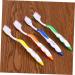 Frcolor 4-Piece Nano Toothbrush Set - Ergonomic Soft Toothbrushes for Adults | Micro Tooth Hygiene & Oral Care - Buy Online on GoSupps.com