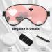 Buy Abstract Love Chart Eye Mask | Soft Elastic & Adjustable Sleeping Mask for Men & Women Comfort for Nighttime Rest - Buy Online on GoSupps.com
