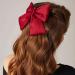 Olakin Hair Loops Clip Set - 2 Pieces | Loop Hair Clips with Clip Closure for Girls in Red & White - Buy Online on GoSupps.com