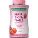 Nature's Bounty Vitamin Biotin Optimal Solutions Hair, Skin and Nails Gummies, 200 Count 200 Count (Pack of 1)