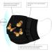 Butterfly Face Shield 50pcs Disposable Mouth Cover Breathable 3 Layer Dust Face Bandanas for Adult Men & Women D One Size - Buy Online on GoSupps.com