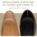 ZenToes Heel Protectors - Cushioned Adhesive Inserts for Men and Women (8 Count) - Black & Tan - Buy Online on GoSupps.com