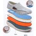Men's Diabetic Shoes for Elderly | Adjustable Non-Slip Air Cushion Walking Shoes for Foot Swelling | Large Size 8.5 Light Gray - Buy Online on GoSupps.com