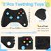 Buy BPA-Free Baby Biting Toys | Silicone Game Controller & Pacifier Chain | Dental Aid for 3+ Months - Black Gamepad Bite Ring - Buy Online on GoSupps.com