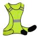 Running vest for jogging cycling - Reflective safety vest - For women & men - Breathable - Lightweight SL Yellow