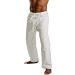 Ronin Heavyweight Karate Pants - 100% Cotton 12oz | Black, White, or Camouflage | Traditional Drawstring Waist | White Size 4 - Buy Online on GoSupps.com