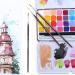 Transon 7pcs Detail Model Paint Brushes for Acrylic, Gouache, Oil, Tempera & Face Painting - Buy Online on GoSupps.com