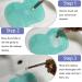 2 Packs Makeup Brush Cleaning Mat Silicone Makeup Brush Cleaner Makeup Brush Cleaning Pad and Scrubber with Suction Cup Portable Washing Tool for Makeup Brushes(Pink&Green) - Buy Online on GoSupps.com