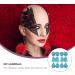 Halloween Witch Hat Resin Molds 6Pcs with Gauze Rose - Masquerade Costume Accessory & Handmade Earrings - Buy Online on GoSupps.com