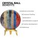 PYOR 7 Chakra Crystal Quartz Crystal Ball Crystal Spheres Large Crystal Ball Gemstone Crystal Crystal Balls for Witchcraft Crystal Ball Fortune Teller Chakra Decor30 40mm Seven Chakra - Buy Online on GoSupps.com