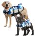Alagirls life jacket Dog life jacket for dogs newcomers to pets for pet water security at the pool beach aladlj001 Bluecamo L L: 55-68cm (chest circumference) blue camouflage