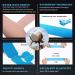 Kinesiology Tape Precut - 2 Rolls 5cmx10M | K Tape Hypoallergenic Waterproof 80 Precut Strips In Total Physio Elastic Sports Tape Pain Relief Adhesive for Muscles Elbow Knee & Shoulder Sports | Pink+Blue - Buy Online on GoSupps.com
