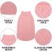 Mihachi Turtleneck Dog Sweater | Classic Cable Knit Winter Coat Apparel with Leash Hole | Ideal Gift for Pets | Large Flesh Pink - Buy Online on GoSupps.com