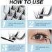 Mix Length Cluster Lashes 0.07mm D Curl | Soft & Wispy DIY Lash Extensions | HuXi Lashes-ZW28C - Buy Online on GoSupps.com