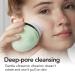 Brightline Sonic Rechargeable Electric Facial Cleansing Brush System | 6 Intensity Settings | 3 Scrub Brush Heads | Green - Buy Online on GoSupps.com