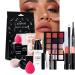 RoseFlower 12 Pcs Professtional Makeup Set Cosmetic Full Kit With Gift Bag Make Up Palette Full kits with Primer Eyeshadow Palette Lipstick Eyebrow Pencil Hand Cream for Girls Birthday Xmas Gift#2